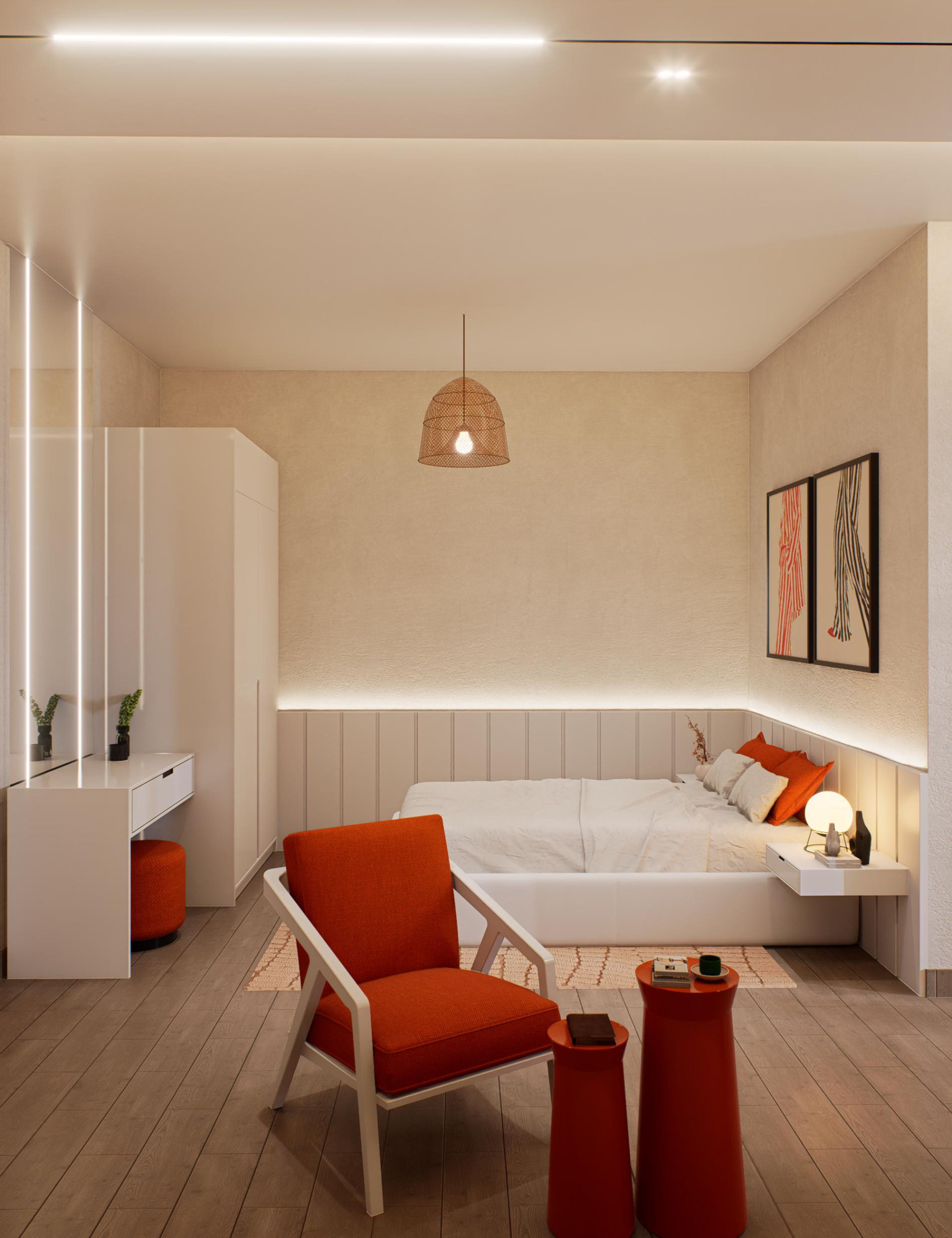 CHERRY Student Suites premium room — daytime